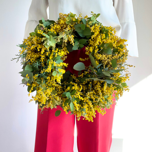 受注制作ミモザのリース