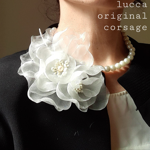 TGC様専用 極美品 ラフルール コサージュ La fleur ネックレス