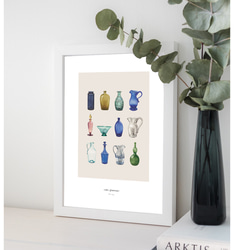【アートポスター】北欧　ポスター　アート　写真　シンプル　モダン　花瓶　レトロ　子供　かわいい　抽象　黒　英字 3枚目の画像