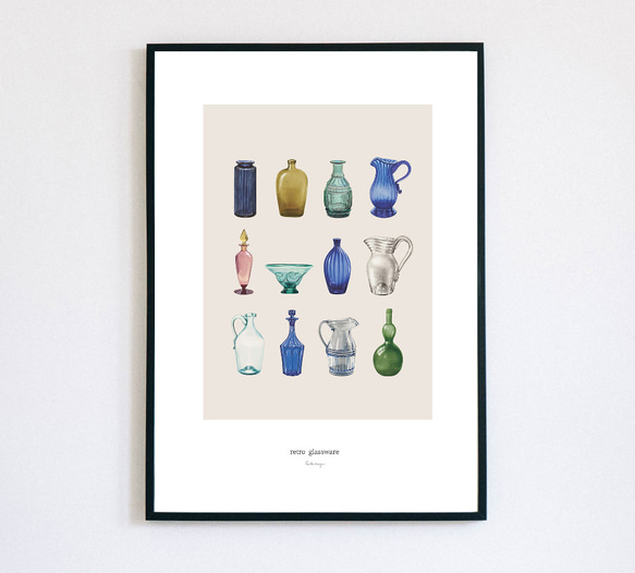 【アートポスター】北欧　ポスター　アート　写真　シンプル　モダン　花瓶　レトロ　子供　かわいい　抽象　黒　英字 2枚目の画像