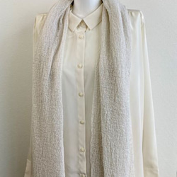 【春夏】６色『和紙』で編んだ、か～るい大判ニットストール 10枚目の画像