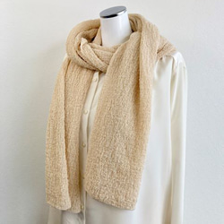 【春夏】６色『和紙』で編んだ、か～るい大判ニットストール 8枚目の画像