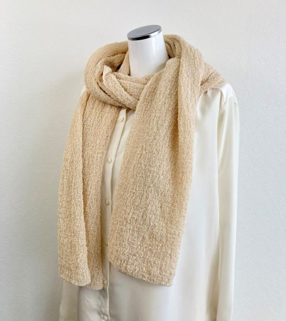 【春夏】６色『和紙』で編んだ、か～るい大判ニットストール 8枚目の画像