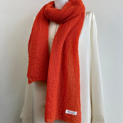 【春夏】６色『和紙』で編んだ、か～るい大判ニットストール 6枚目の画像