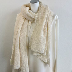 【春夏】６色『和紙』で編んだ、か～るい大判ニットストール 9枚目の画像