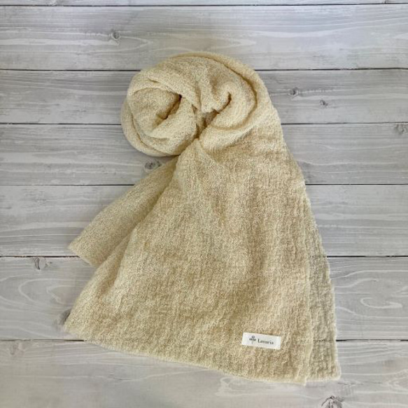 【春夏】６色『和紙』で編んだ、か～るい大判ニットストール 15枚目の画像