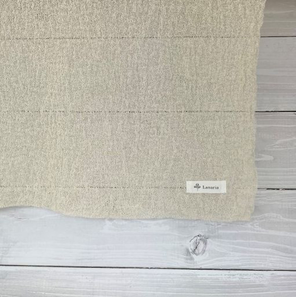 【春夏】６色『和紙』で編んだ、か～るい大判ニットストール 19枚目の画像