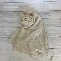 【春夏】６色『和紙』で編んだ、か～るい大判ニットストール 16枚目の画像