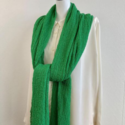 【春夏】６色『和紙』で編んだ、か～るい大判ニットストール 12枚目の画像