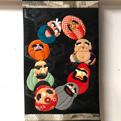 キット】七福神のタペストリ―【押し絵】 キット 和小物キット専門店