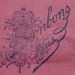 フランスアンティ－クbonbonペーパーバッグ（Rose) 3枚目の画像