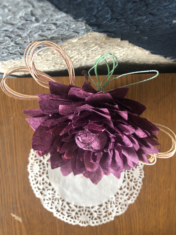 成人式卒業式に和紙髪飾りデコレーション組み合わせ自由ヘアアクセサリー和装小物かんざし水引花紫コサージュブーケ 3枚目の画像