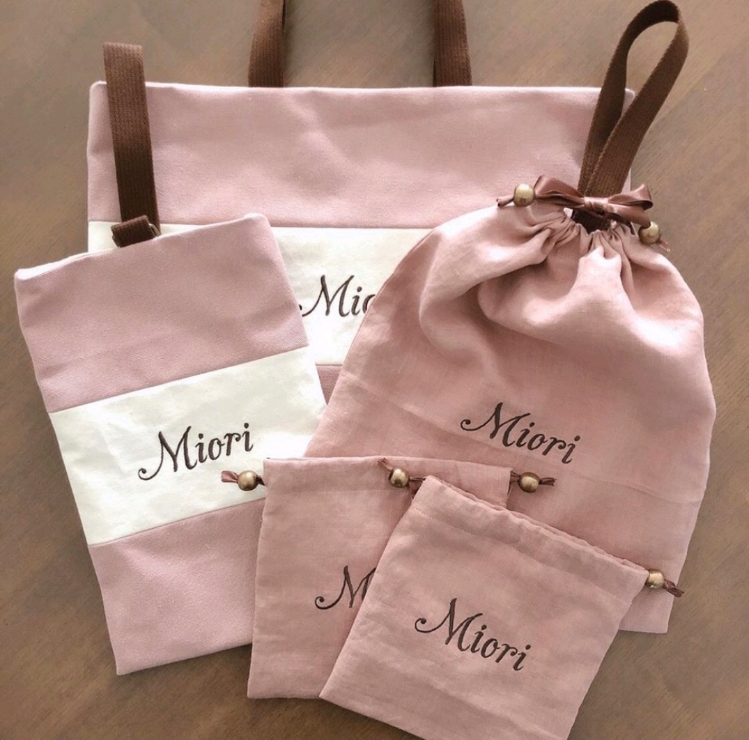 【Yさま専用】Antique pink3点セット[入園入学準備]