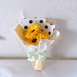 モールフラワー/チューリップ ミニブーケ 一輪 母の日 卒園 卒業 お