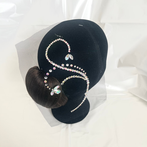 Eヘアアクセサリー H.Warren（エイチウォーレン）の「タタキメタルロングヘアカフ