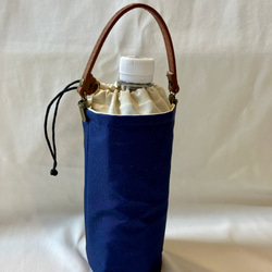 春　新作　インド刺繍　ナイロン素材　保温保冷　ペットボトルホルダー　水筒カバー　 6枚目の画像
