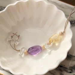 虹入り☆フローライトムーン☆お月様☆瀧川神社にて浄化☆170g☆94.5mm