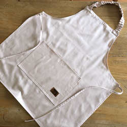 キッズエプロン 150 ジュニアエプロン 男の子 女の子  エプロン 三角巾 セット   ★ ピンク　着脱簡単 3枚目の画像