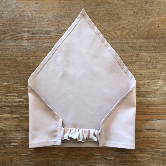 キッズエプロン 150 ジュニアエプロン 男の子 女の子  エプロン 三角巾 セット   ★ ピンク　着脱簡単 6枚目の画像