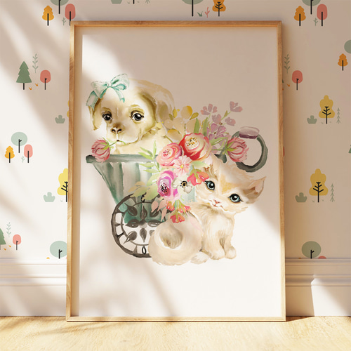 avo購入 動物イラストのペット雑貨 データ販売】可愛いペットをあたたかみあるイラストにお描きし