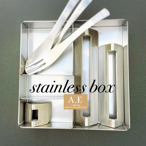 箸置き 4つ置き用 ステンレス ～ Cutlery rest made of