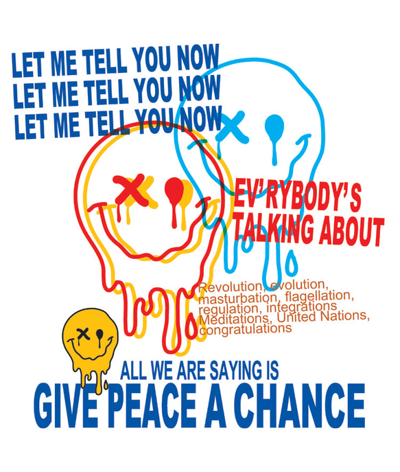 GIVE PEACE A CHANCE / ジップパーカー 5枚目の画像