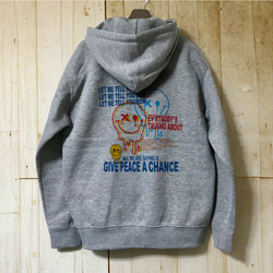 GIVE PEACE A CHANCE / ジップパーカー 6枚目の画像