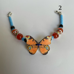 羽織紐　蝶々デザイン　ブレスレットに変更可能 3枚目の画像