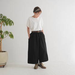 【複刻版】1/9 再次上架 * 圓潤輪廓 * 百搭單品 * 成人自然純色 * 燈籠褲 * 黑色 第4張的照片
