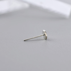 Hexagon Studs earring(1 PC),SV925 2枚目の画像