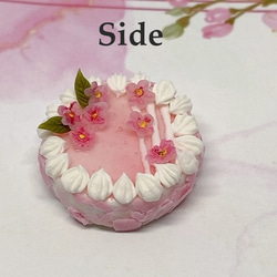 さくら咲くケーキ　ミニチュアケーキ　SAKURA　桜 4枚目の画像