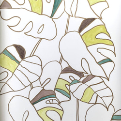 A4ポスター原画  モンステラ 2枚目の画像