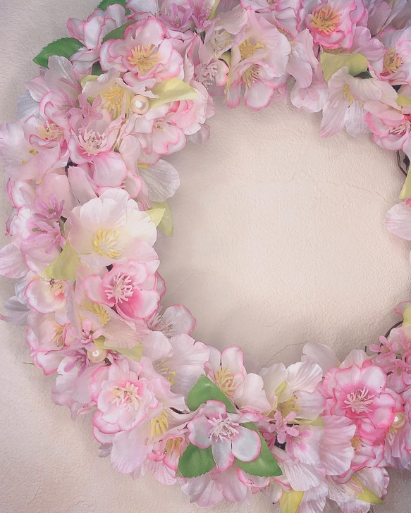 桜のラウンドリース　 5枚目の画像