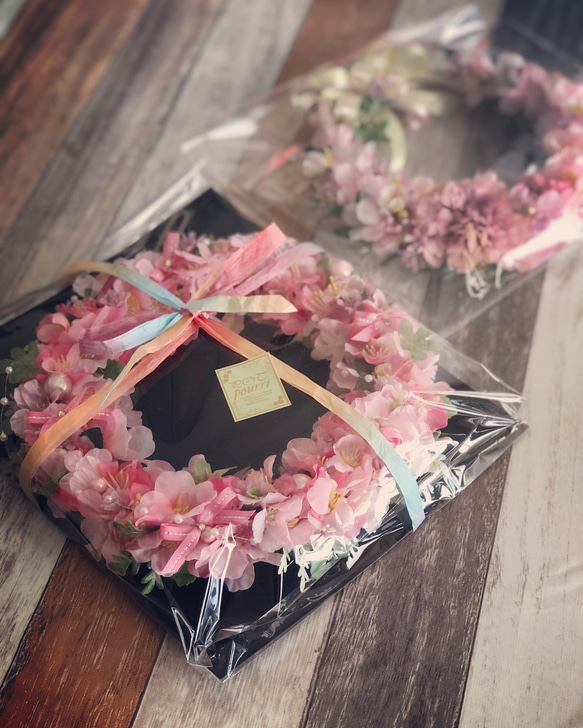 桜のラウンドリース　 7枚目の画像