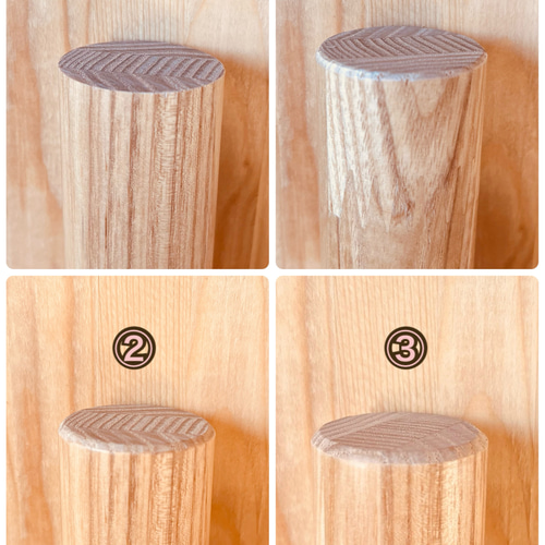 天然木の手すり（タモ材、真鍮金具） その他家具 OTK工房 通販