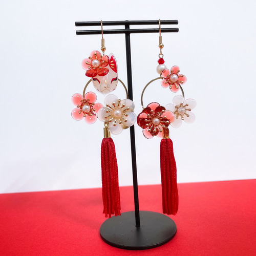 耳飾り メタル真珠の耳飾りの少女 ピアス：gargle（ガーグル） - gargle