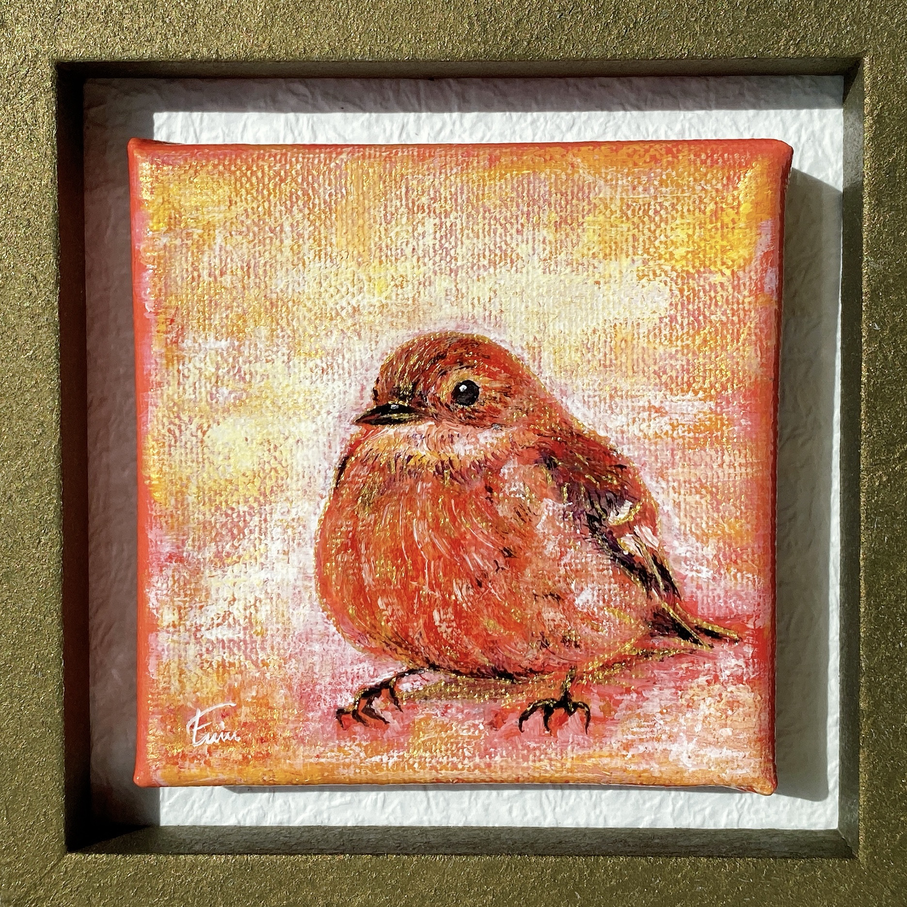 絵 絵画 アクリル画 動物 鳥 アート インテリア 雑貨 おしゃれ