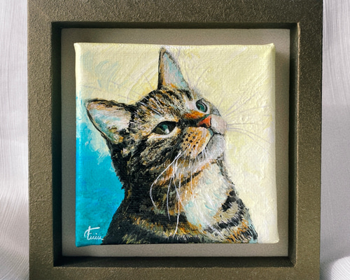 絵画 オリジナル イラスト アート インテリア 原画 雑貨 猫
