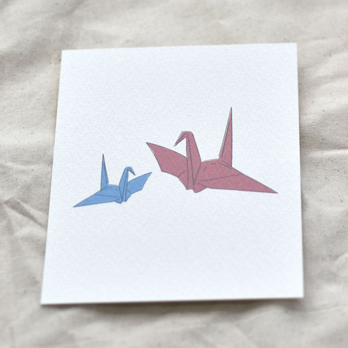 和風クラフト用折り鶴デザイン 和風クラフト用折り鶴デザイン