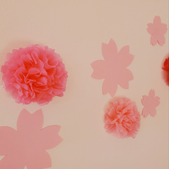 桜壁面☆装飾デコ 5枚目の画像
