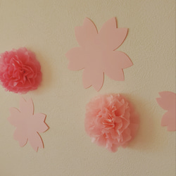 桜壁面☆装飾デコ 6枚目の画像