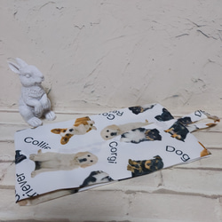 ハーフティッシュカバー　ティッシュカバー　犬柄(ラブラドール　コーギー　シェルティ　チワワ　ヨークシャテリア) 4枚目の画像