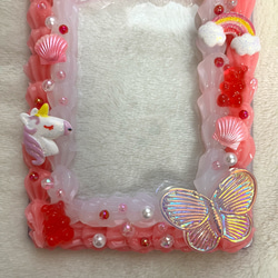 ホイップデコ 硬貨ケース ピンク×ホワイト B7サイズ 3枚目の画像