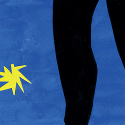 マティス Icarus イカロス / アートポスター ミニマル jazz cutout カットアウト 縦長 A3 B2 6枚目の画像