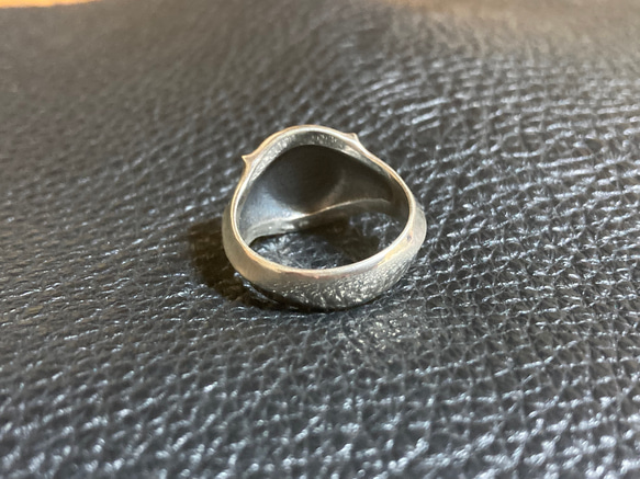 flat skull ring 3枚目の画像