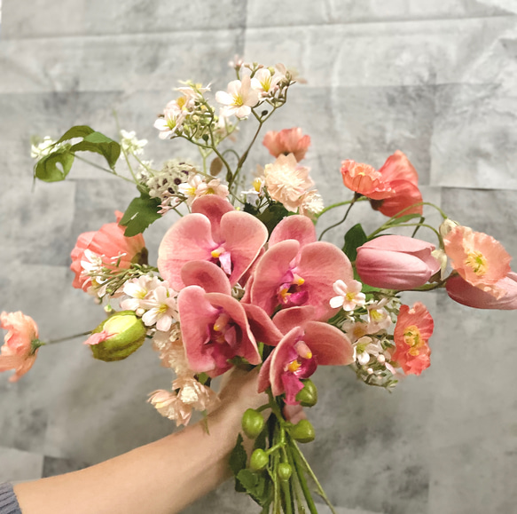 アートフラワーアレンジメント】アーティフィシャルフラワー 春