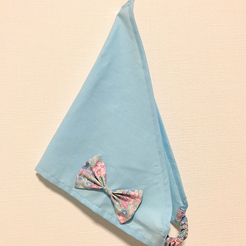 キッズエプロン♡花柄 リボン フリル エプロン m's handmade.e