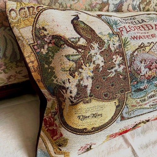 ゴブラン織り ロココ調 クッション 5個セット タペストリー