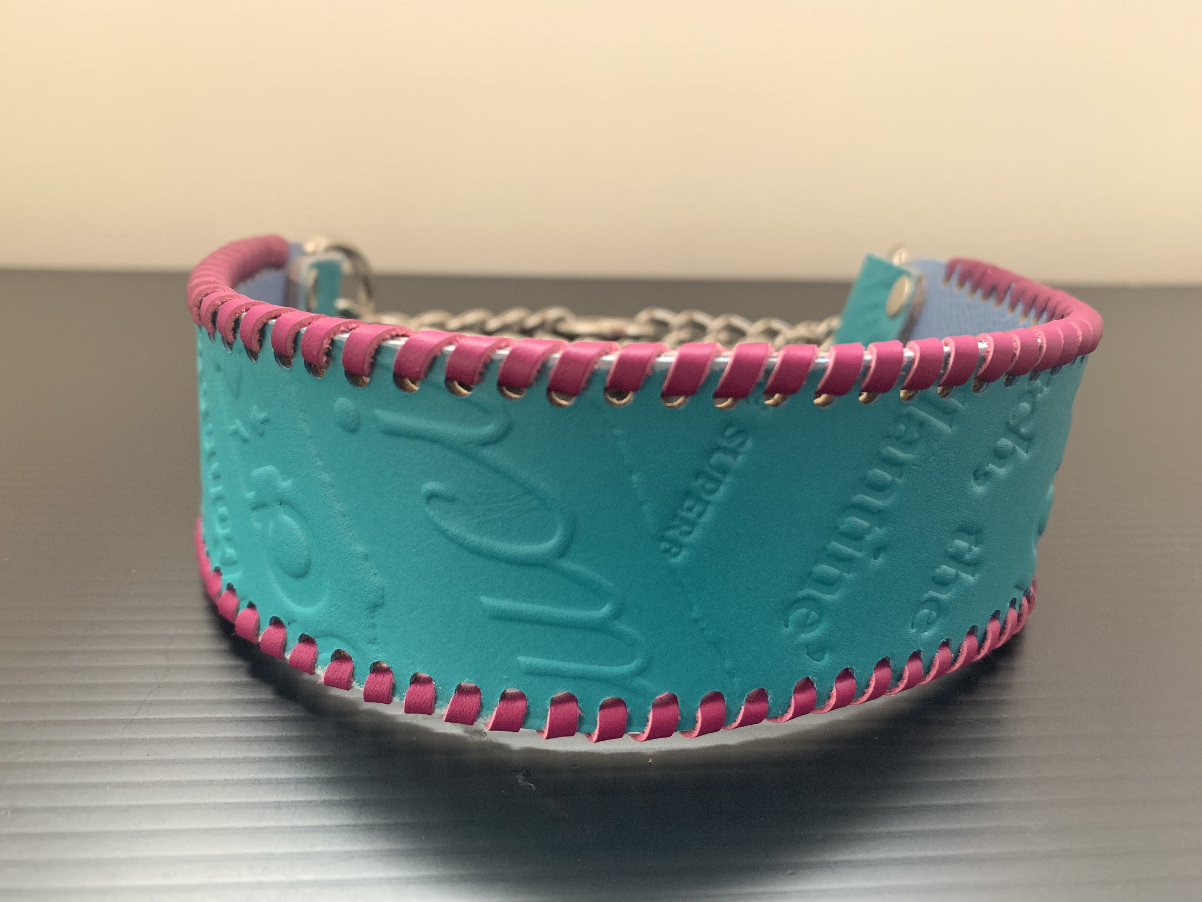 犬の本革ハーフチョークNo.213(大型犬)