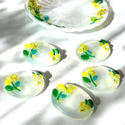 ベネチアンガラス カトラリー レスト＆オブジェ 受注制作》ベネチアンガラス キラキラ光る雪景色のカトラリーレスト 箸